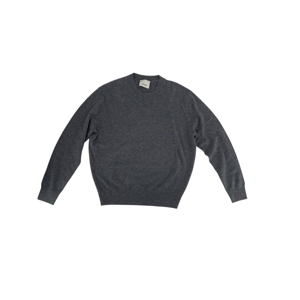 Isabel Marant Ilaria Sweater 40 Anthracite Good Small Hole Crew Neck Grey